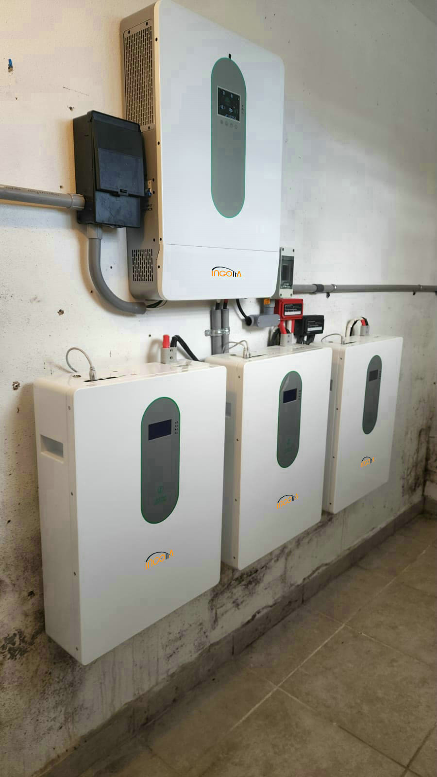 10kw split hybrid inverter &amp; 15kwh lifepo4 battery